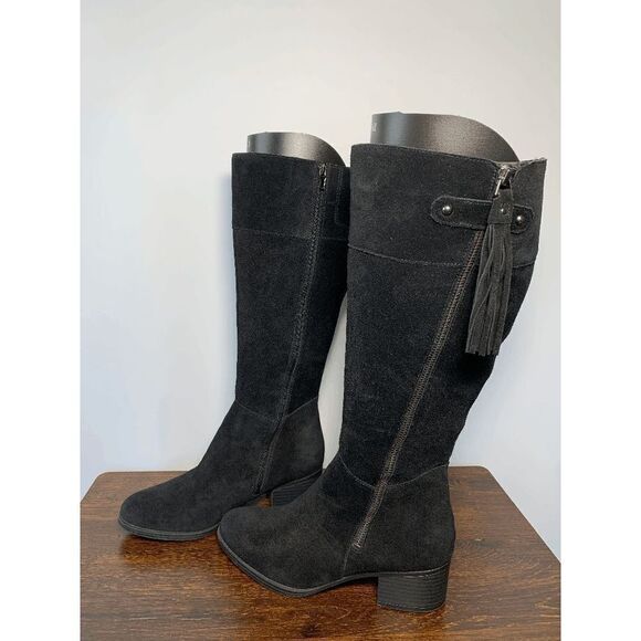 Naturalizer Womens Knee High Demi Boots Black Size 7 - Picture 1 of 12